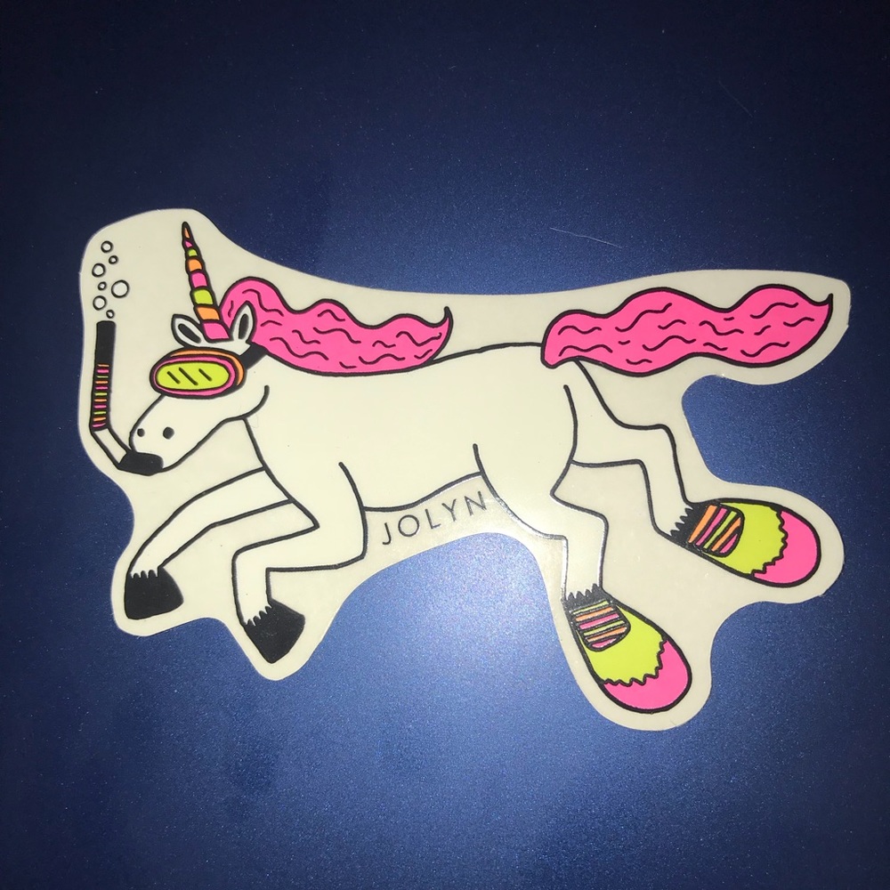 Jolyn Sticker - Snorkeling Unicorn